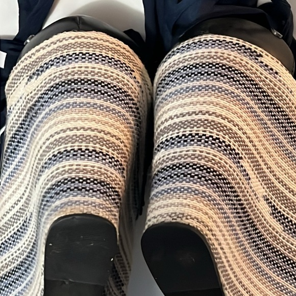 UGG Jules Ankle Wrap Platform Wedge Leather Sandals - Picture 9 of 10